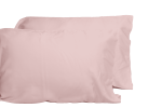 Luxurious Viscose from 100% Bamboo 2-Piece Pillowcase Set , Oeko-TEX Certified, King - Pale Rose