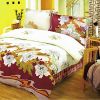 Blancho Bedding - [Early Peony] 100% Cotton 4PC Duvet Cover Set (King Size)(Comforter not included)