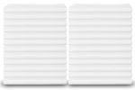 White Cotton Pillow Cases Standard Size Set of 24 Heavy Weight Quality Pillowcase with T 180 Thread Count Elegant Double Stitched Tailoring Pillowcase