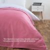 Warm Polar Fleece Blanket Throw Lightweight Soft for Sofa Bed Bedspread Pets Camping Plain Fuchsia 50x60 inch