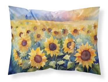 Sunflowers in Watercolor Standard Pillowcase Lightweight Super Soft Easy Care Decorative Artwork Pillowcase, Standard (Default: Default)