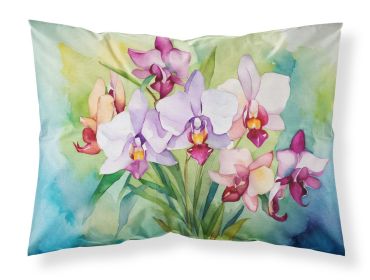 Orchids in Watercolor Standard Pillowcase Lightweight Super Soft Easy Care Decorative Artwork Pillowcase, Standard (Default: Default)